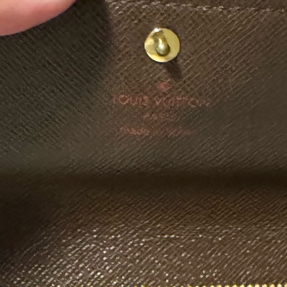 Authentic Louis Vuitton long wallet Porte feuille sarah bifold brown Damier - Picture 5 of 9